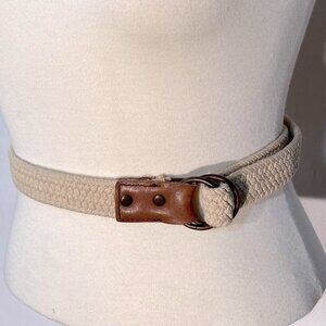 5/$25 Beige Woven Belt L